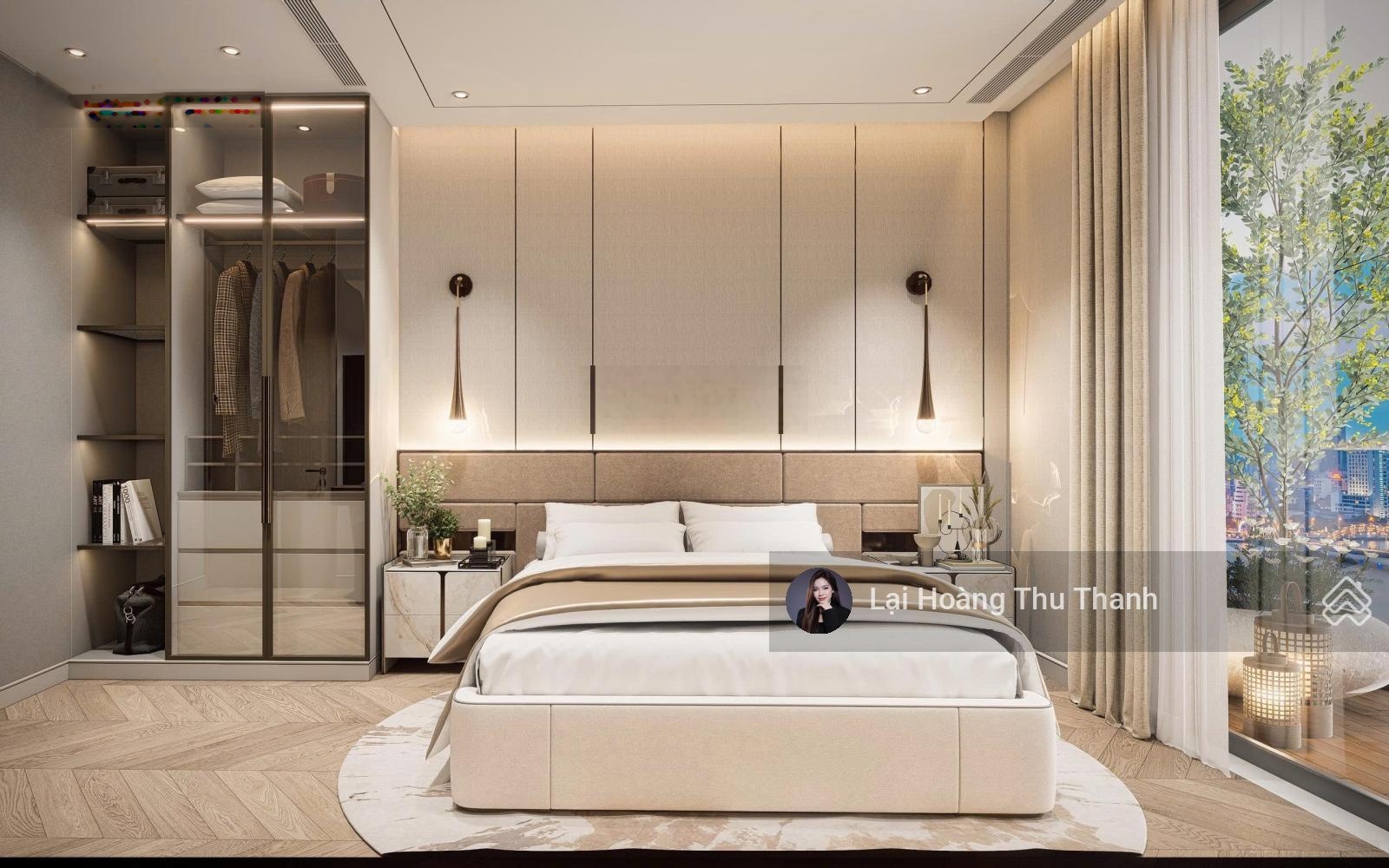 Thu Thanh - Ngoại giao căn 1PN+ 54m2 5 tỷ view sông, cầu Rồng và biển Mỹ Khê The Legend Đà Nẵng