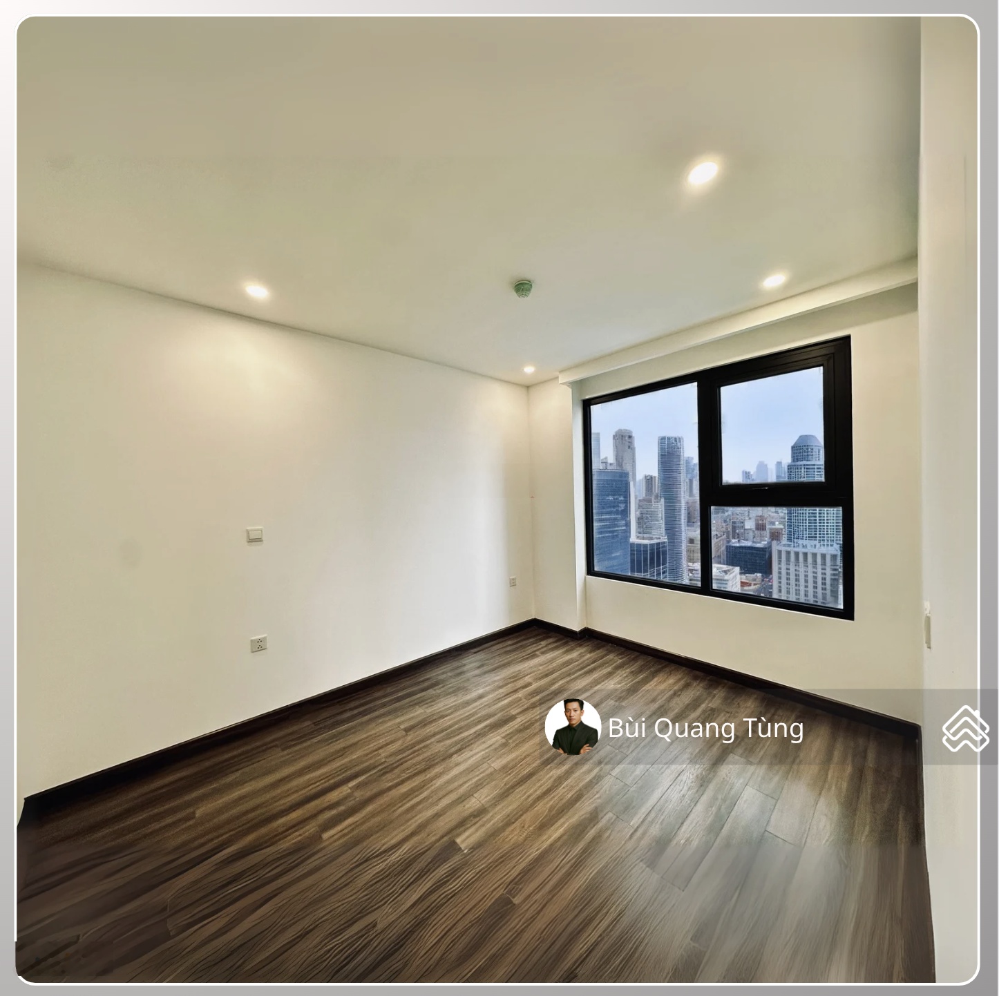 Căn góc 2,5 ngủ phòng khách siêu rộng, view thoáng toàn cảnh panorama không che chắn.