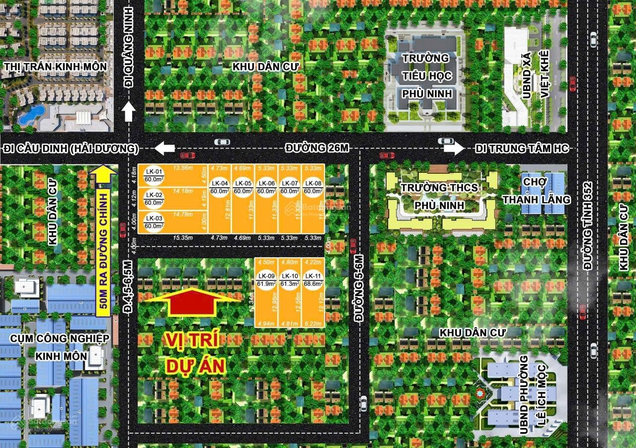 Duy nhất chỉ có tại trục đường liên xã Việt Khê giá 650 triệu, diện tích 69m2