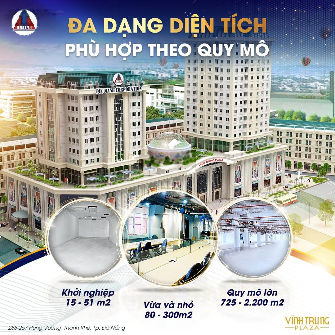 Vĩnh trung plaza văn phòng cho thuê giữa trái tim đà nẵng