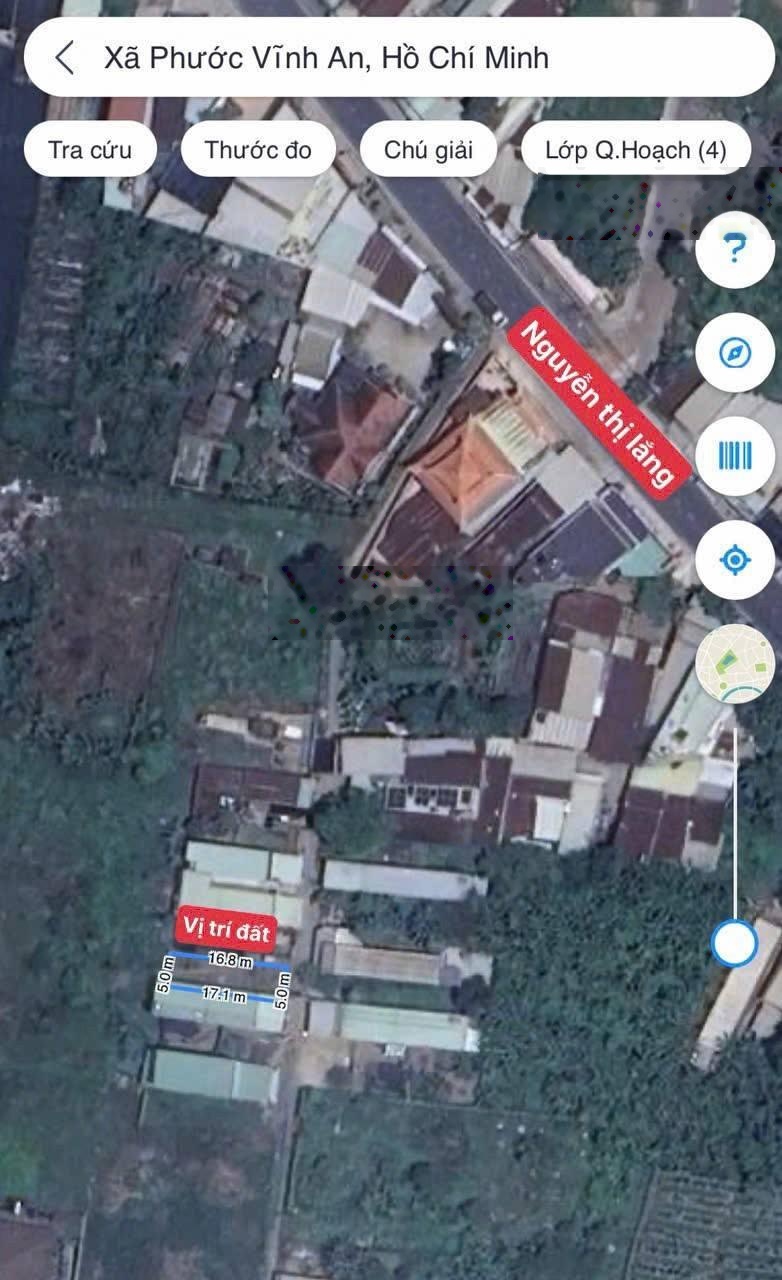 Kẹt tiền bán 84,7m2 đất TC, SHR ,1/Đ.Nguyễn Thị Lắng ,X.Phước Vĩnh An ,Củ Chi . Giá 653 triệu