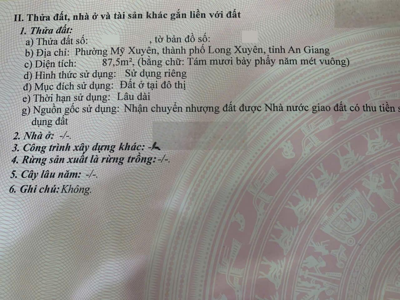 Bán nền đất trống mặt tiền đường số 6 (lý thái tổ nối dài) giá tốt nhất khu vực