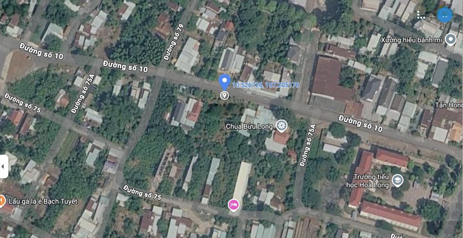 Bán đất tại Đường Số 10, Xã Hòa Long, Thành phố Bà Rịa, 5 tỷ, 500m2