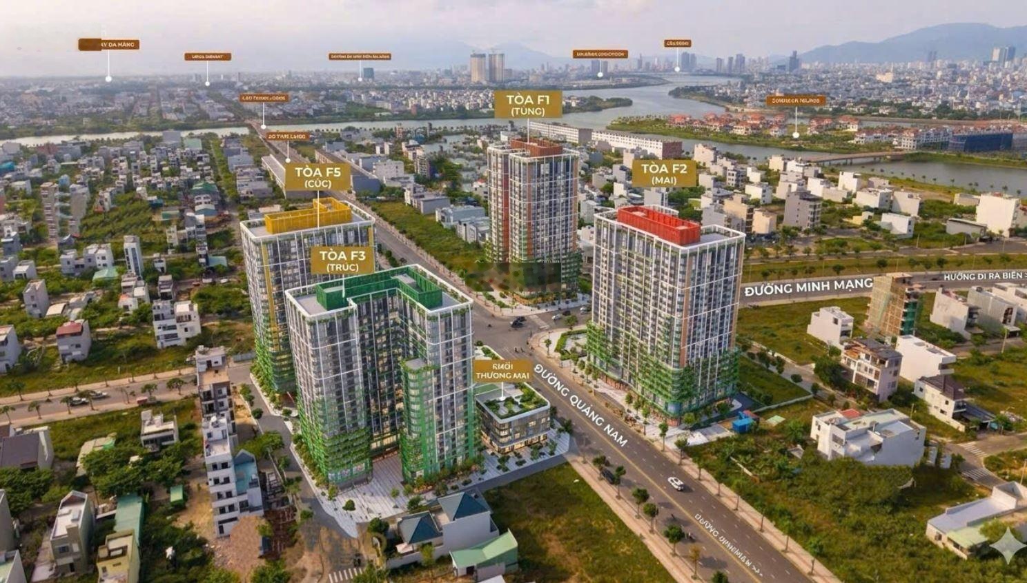 3.4 tỷ/căn 2 pn (full giá) của cdt sun group - fours tower view sông, biển