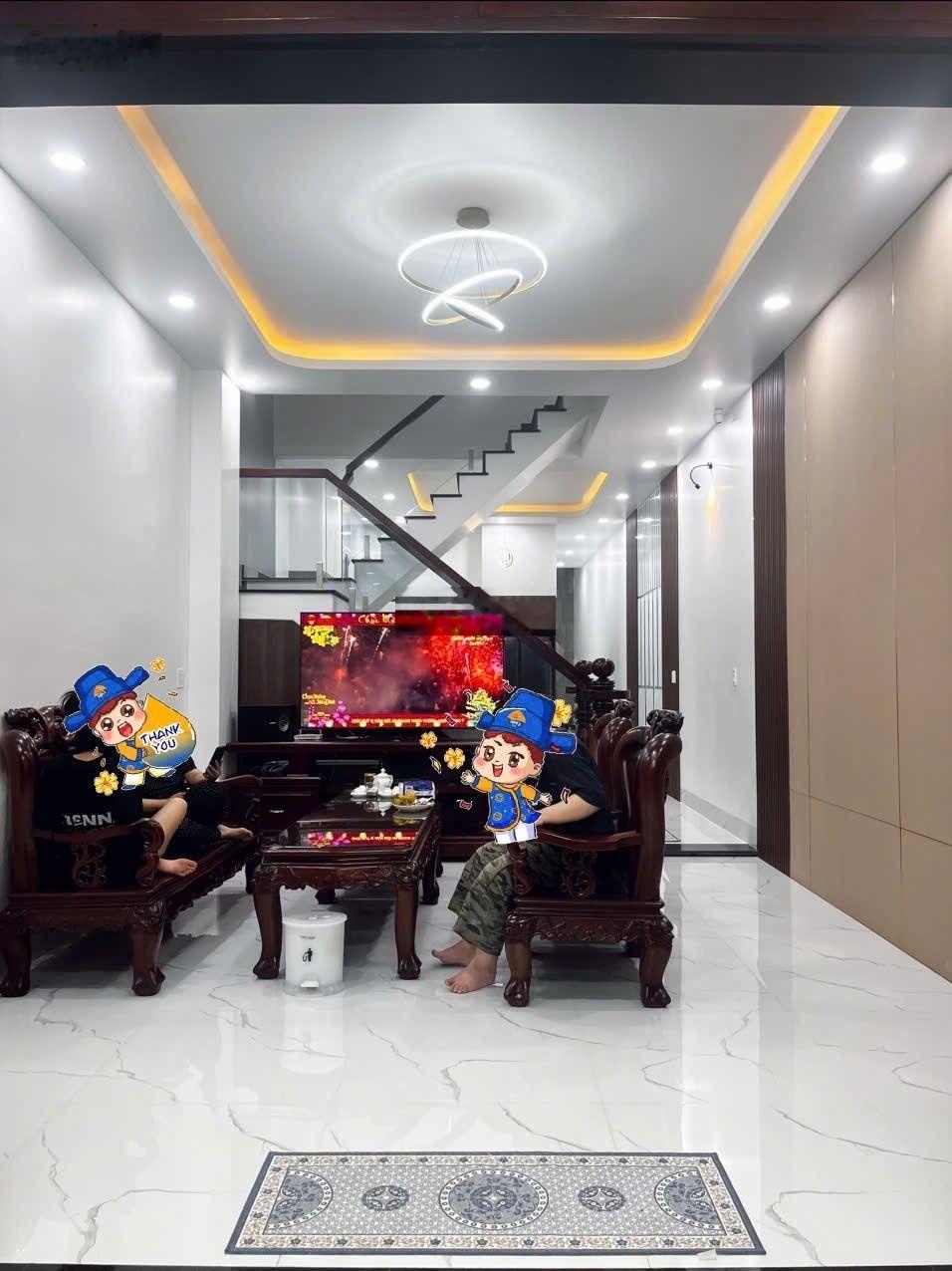 Bán nhà 1 trệt 2 lầu MT đường Lê Văn Tiên Tp.Dĩ An, ngang 4,5x25m