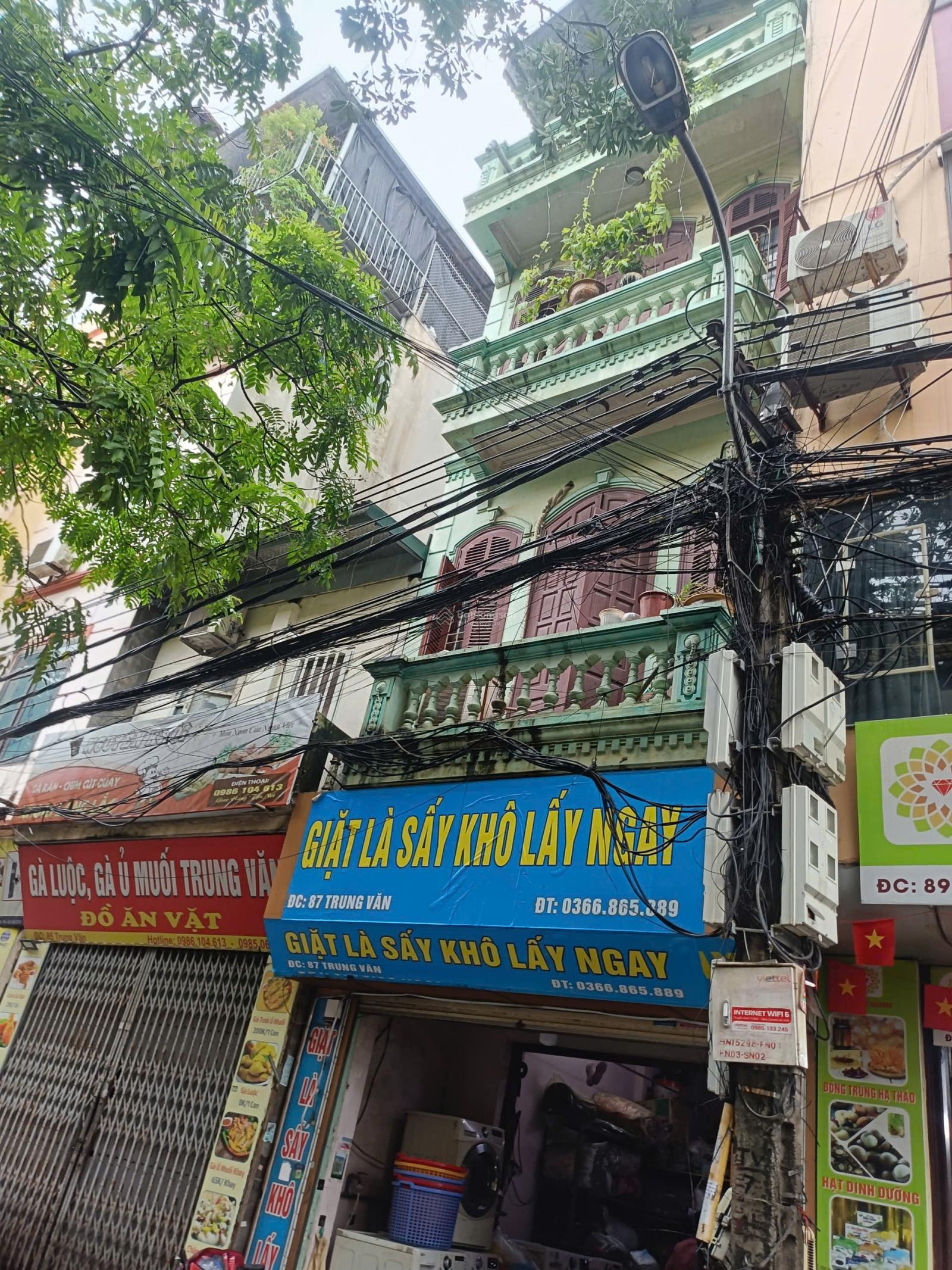 Bán Nhà 4 Tầng Mặt Phố Trung Văn- Nam Từ Liêm- 43m²- Mặt tiền 4m 15,5 Ty