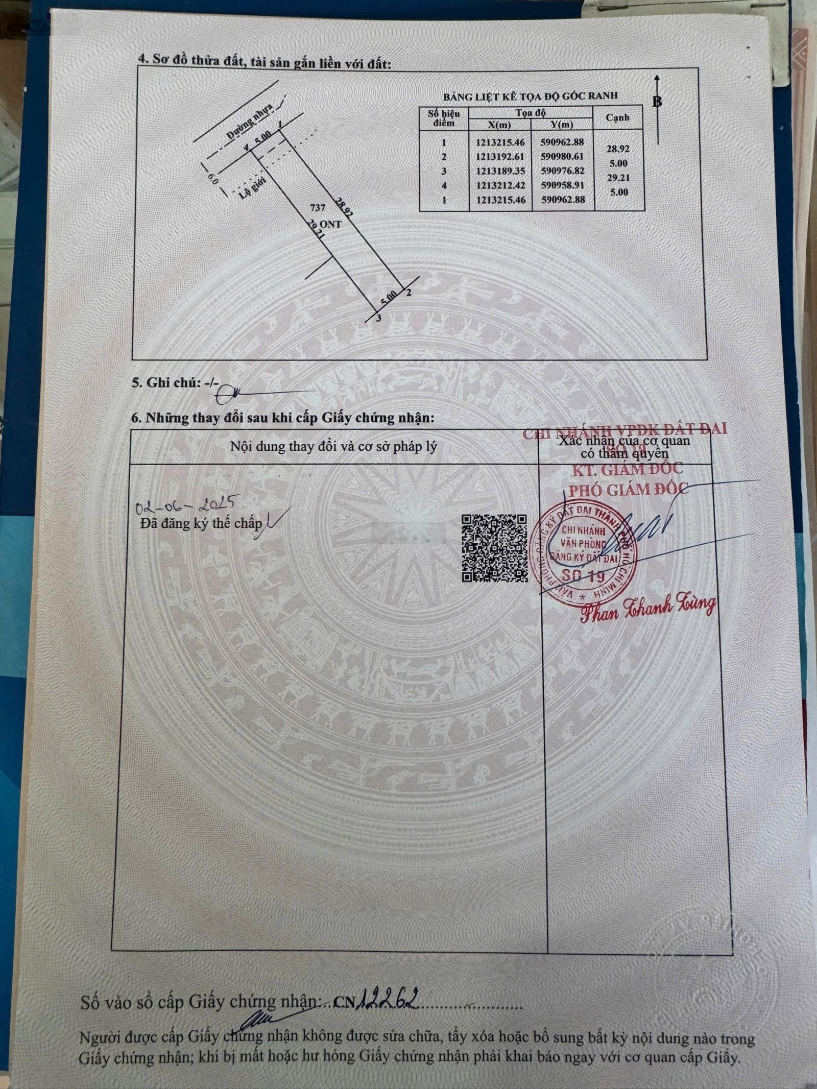Bán đất đầu tư đường 122, Tân Thạnh Đông, Củ Chi