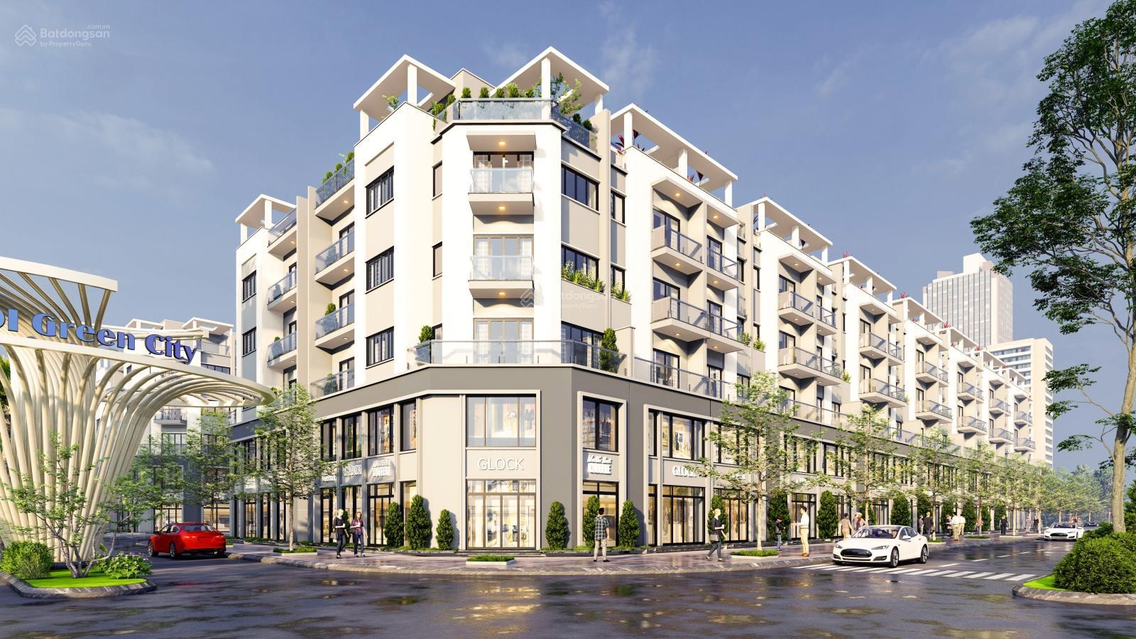 Bán 04 căn Shophouse Lô góc, diện tích hơn 100m², giá gốc ~8,1 tỷ, vị trí cực đẹp
