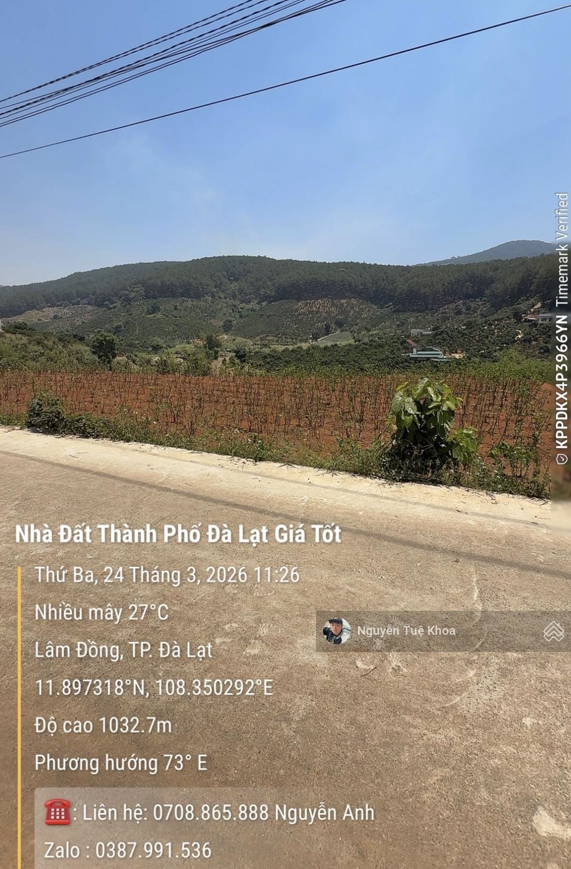 Bán Đất Xây Dựng Phường Camly Thành Phố Đà Lạt 1056m2 6,5tỷ