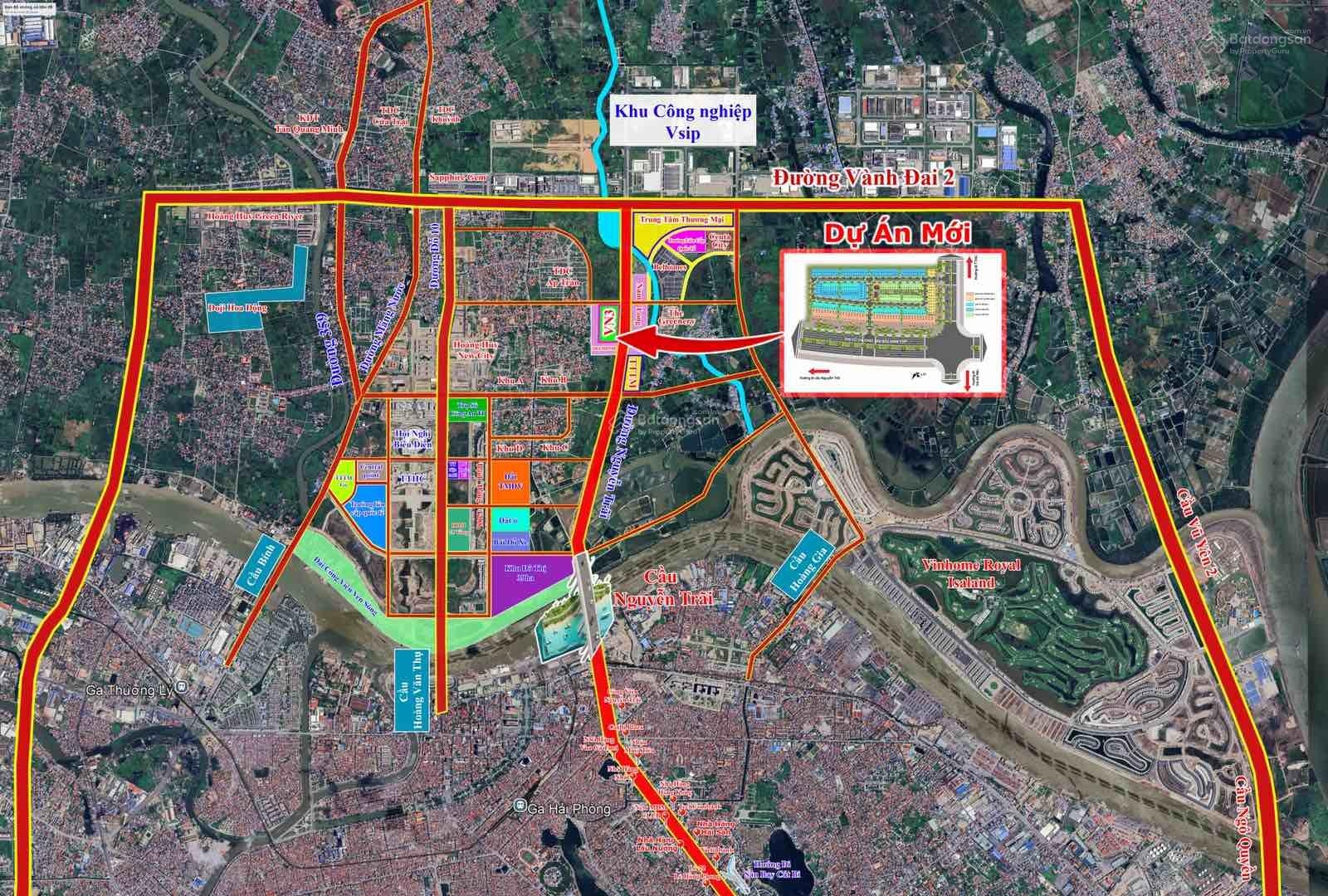 Siêu phẩm nhà phố 75m2 tuyến 1 Đại lộ Bắc Nam - Lê Hồng Phong kéo dài, đón sóng cầu Nguyễn Trãi