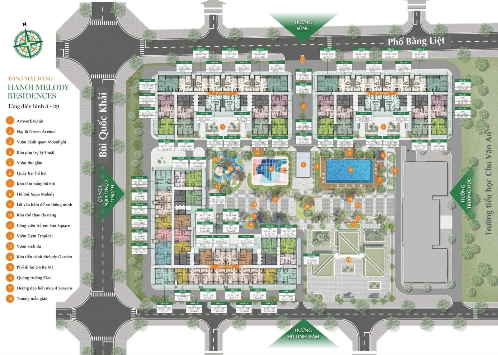 Cần bán gấp căn hộ Hanoi Melody Residences Linh Đàm 2 phòng ngủ