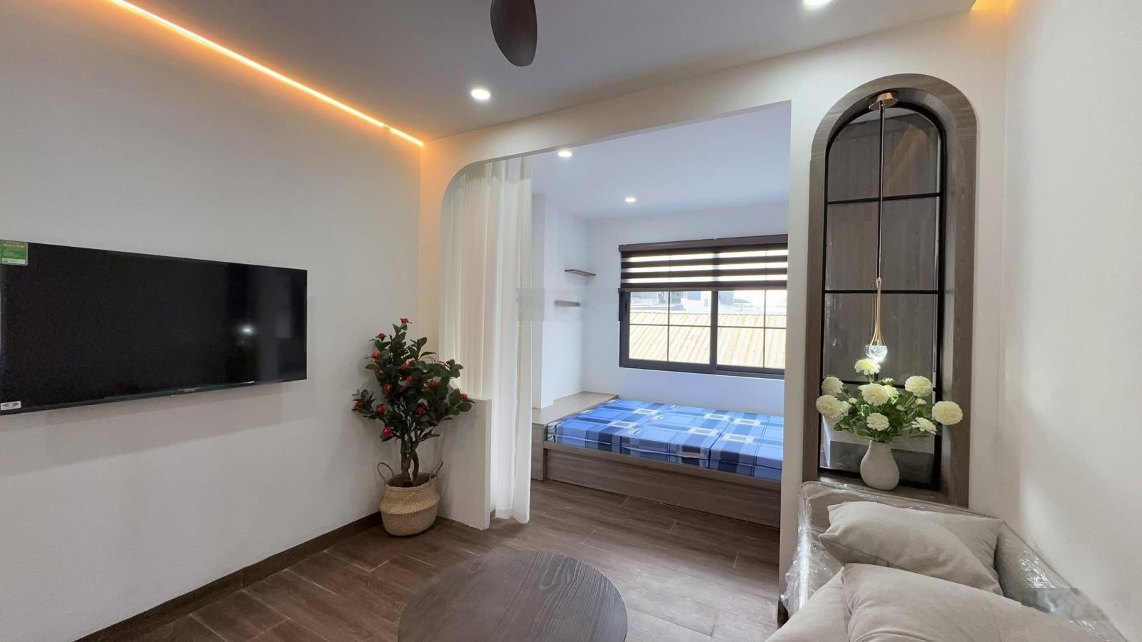 Toà nhà căn hộ dịch vụ - 9 tầng 75m2 - vừa ở, cho thuê - lạc long quân, tây hồ - giá 26.5 tỷ