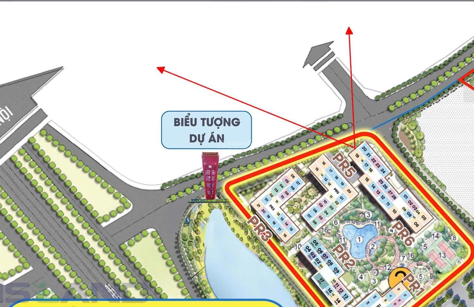 Chênh 1xx triệu căn 3N dt 95m2 toà Paris Vinhomes Ocean Park Gia Lâm LH 0963663912