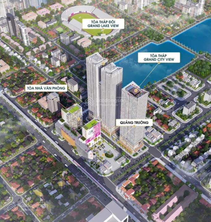 Grand Sunlake Căn góc 96m2, 3PN, 2WC - View Hồ