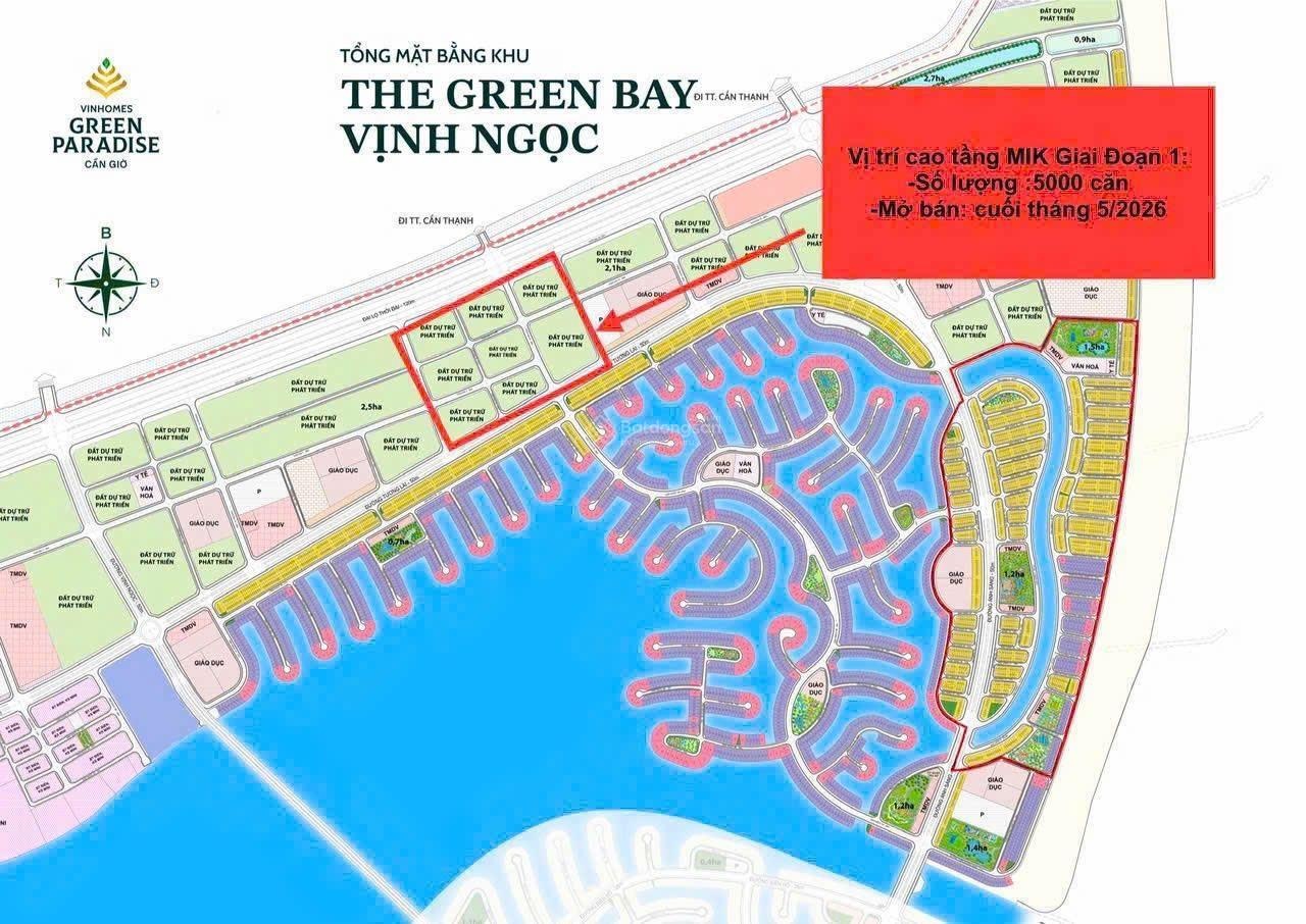Mở bán giai đoạn 1 Căn hộ biển Vinhomes Cần Giờ