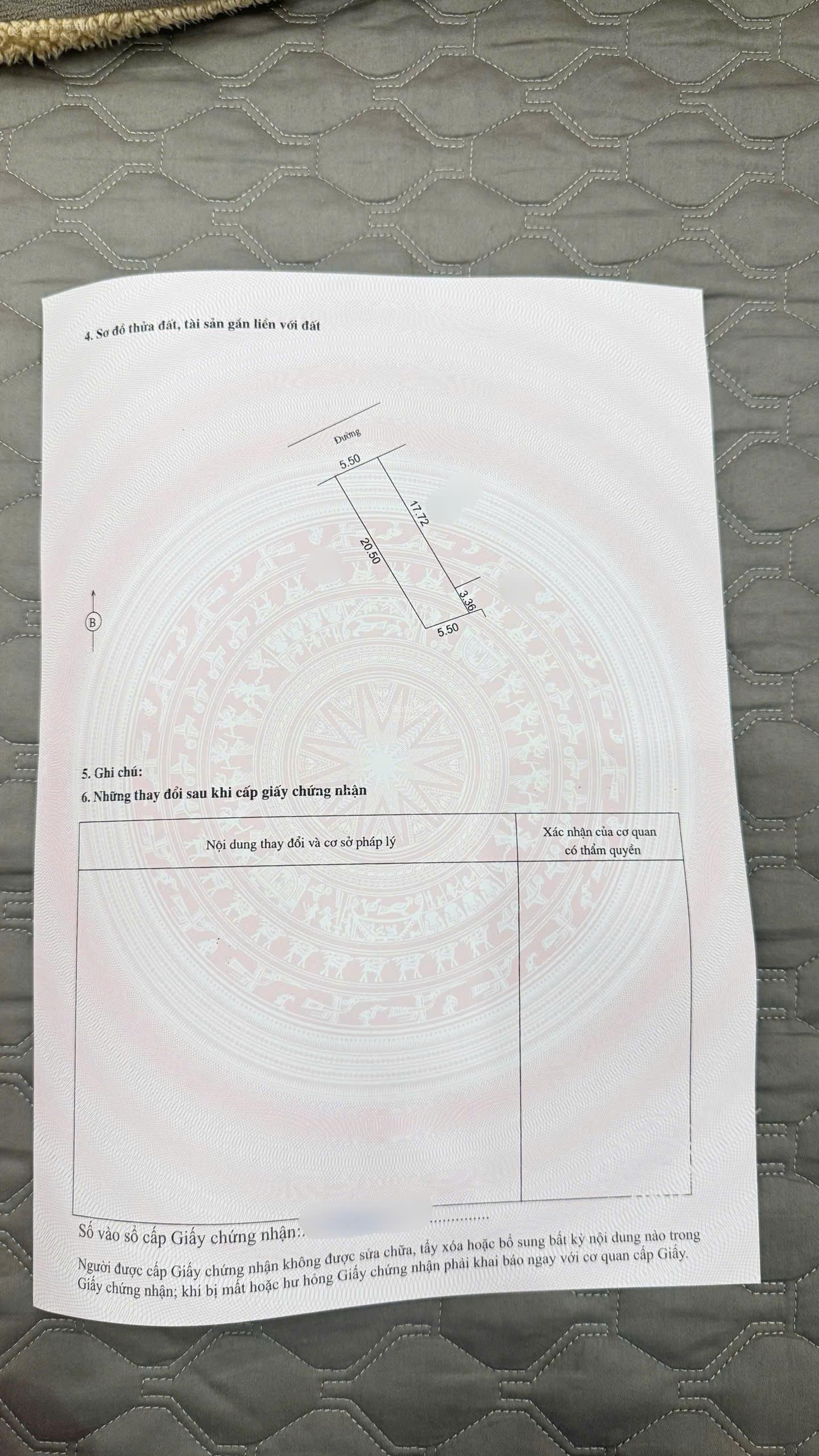 bán 113.9m2 đất ONT tại thôn Hoàng Trạch, xã Mễ Sở, Hưng Yên sát vành đai 4 và khu đấu giá.