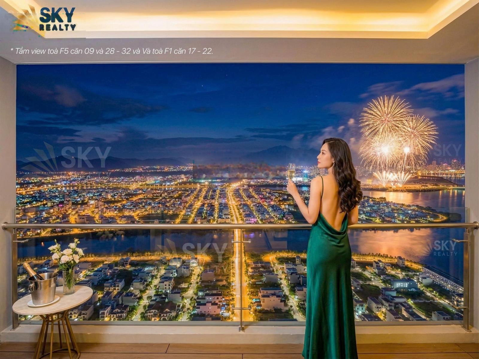 Booking 50tr nhận ngay căn 1pn+ view sông cẩm lệ, thành phố giá lại chỉ 3.03 tỷ