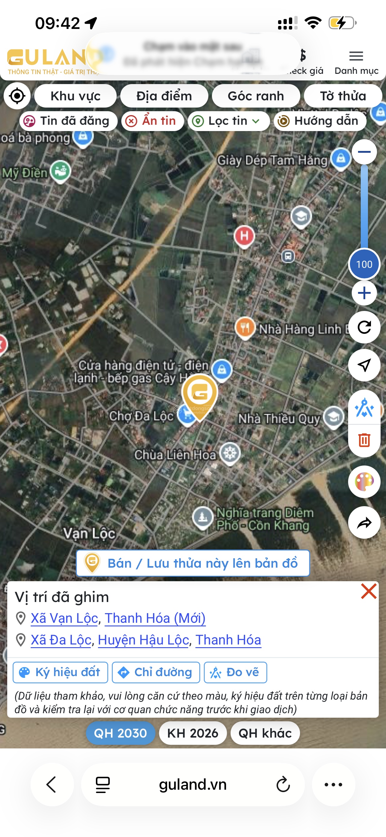 Bán Đất Ninh Phú - Đa Lộc - Hậu Lộc