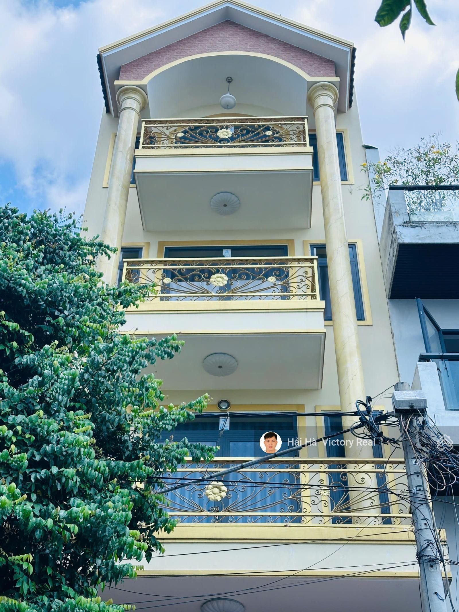 Bán nhà đường Ni Sư Huỳnh Liên, khu phân lô rất đẹp, hẻm nhựa 8m có lề đường _ DT: 5 x 14m x 5 tầng