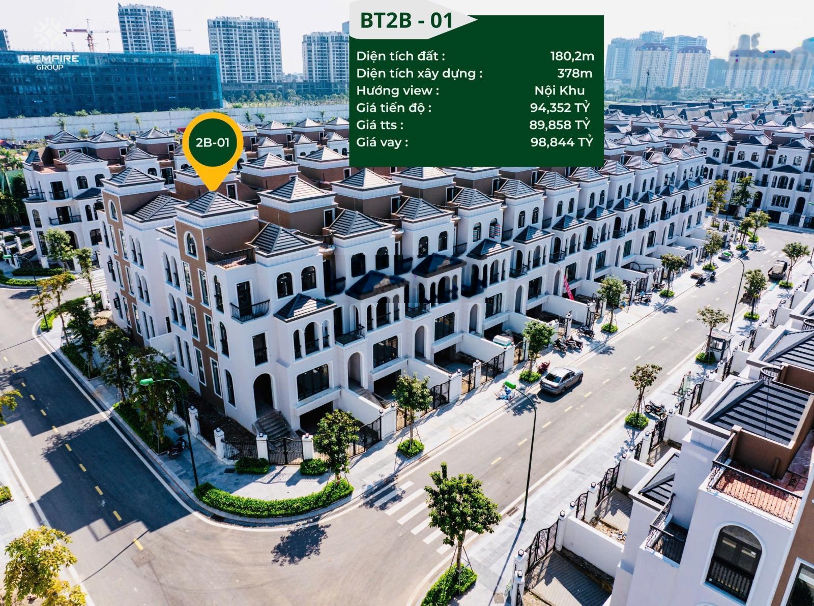 Bán song lập góc gần công viên rẻ nhất khu ciputra, nhà xây 1 hầm+4 tầng
