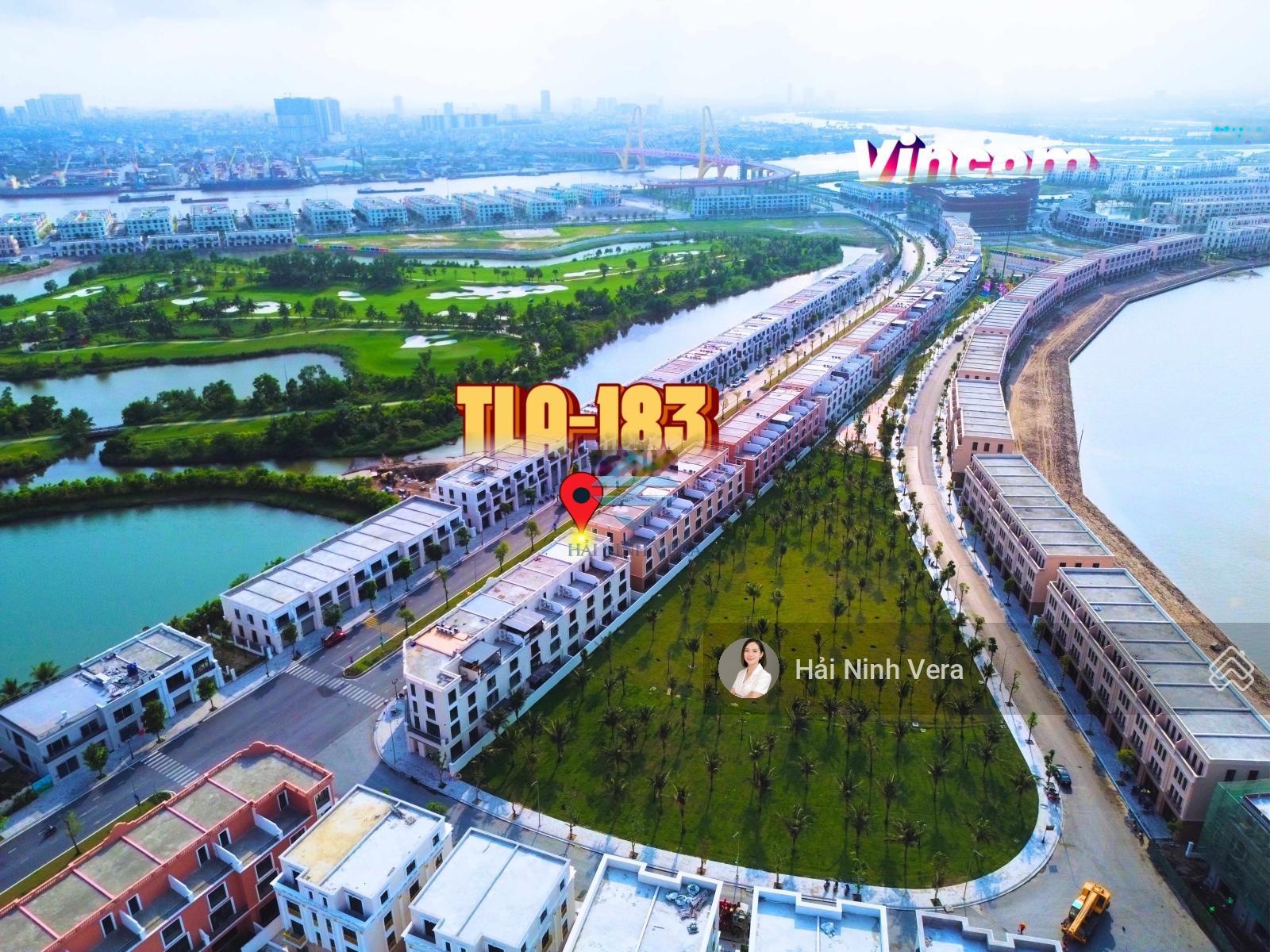 Duy nhất căn góc 154m2 Shophouse TLA-183 mặt tiền 8.5m View Sân Golf Vinhomes Vũ Yên giá 13 tỷ