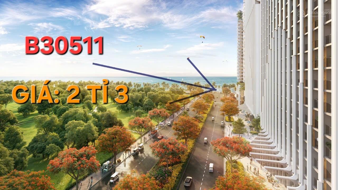 Cần bán căn hộ 39m2 giá 2 tỷ3, thanh toán từ 650tr là có nhà sang view biển