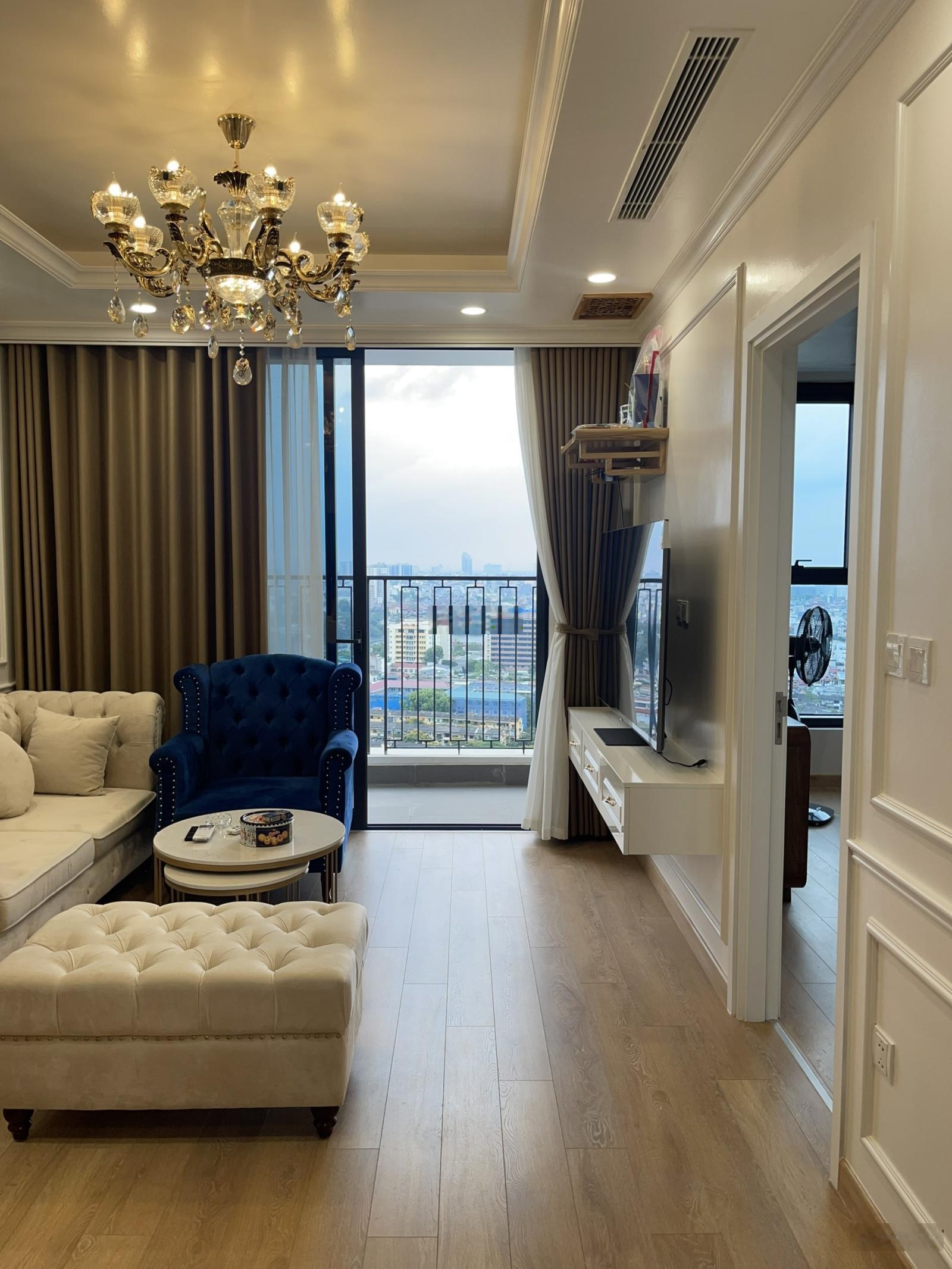 Cho thuê 2PN . 80m2 giá 17tr5 / tháng full đồ đẹp tại HINODE CITY TẠI 201 Minh Khai