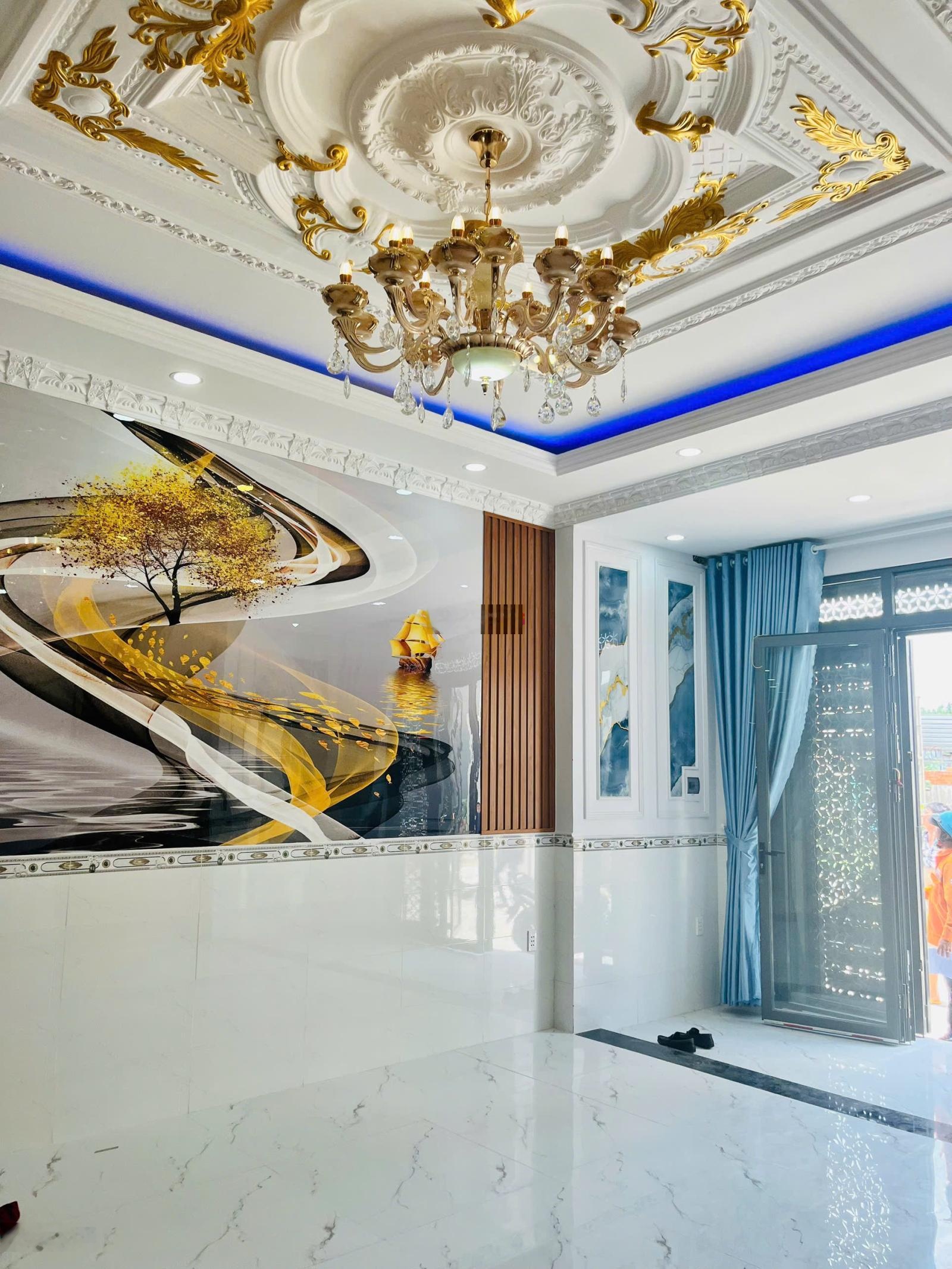 87m², 5m x 17, 4 tầng, nhà mới khách mua vào ở luôn, Bà Điểm Hóc Môn.