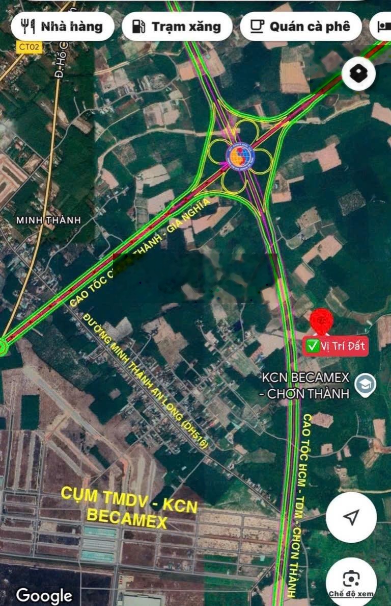 Lô đất ngay điểm kết nối ngã tư cao tốc vị trí kinh doanh - Đường nhựa 228m2 có 100m2 thổ cư
