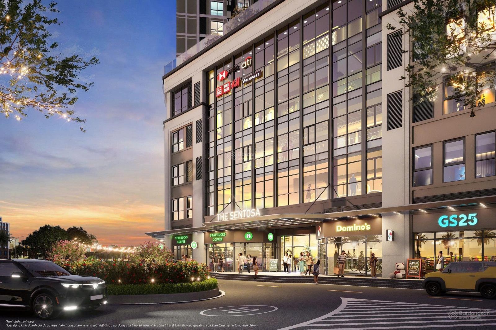 Bán Shop chân đế kinh doanh toà S2 Sentosa,tầng 1 mặt đại lộ Nguyễn Hoàng, giá đầu tư chỉ 50tr/m2