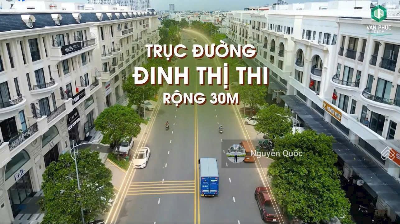 Shophouse Vạn Phúc mặt tiền Đinh Thị Thi 7m x 21m giá 39.x tỷ đang cho thuê 60tr/tháng
