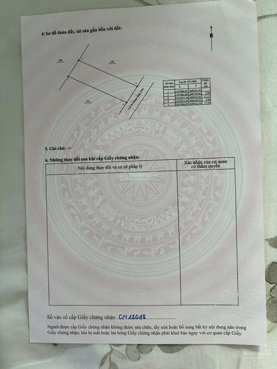 Bán đất Phước Đồng cách đường Thái Khang 30m giá 2 tỷ 250