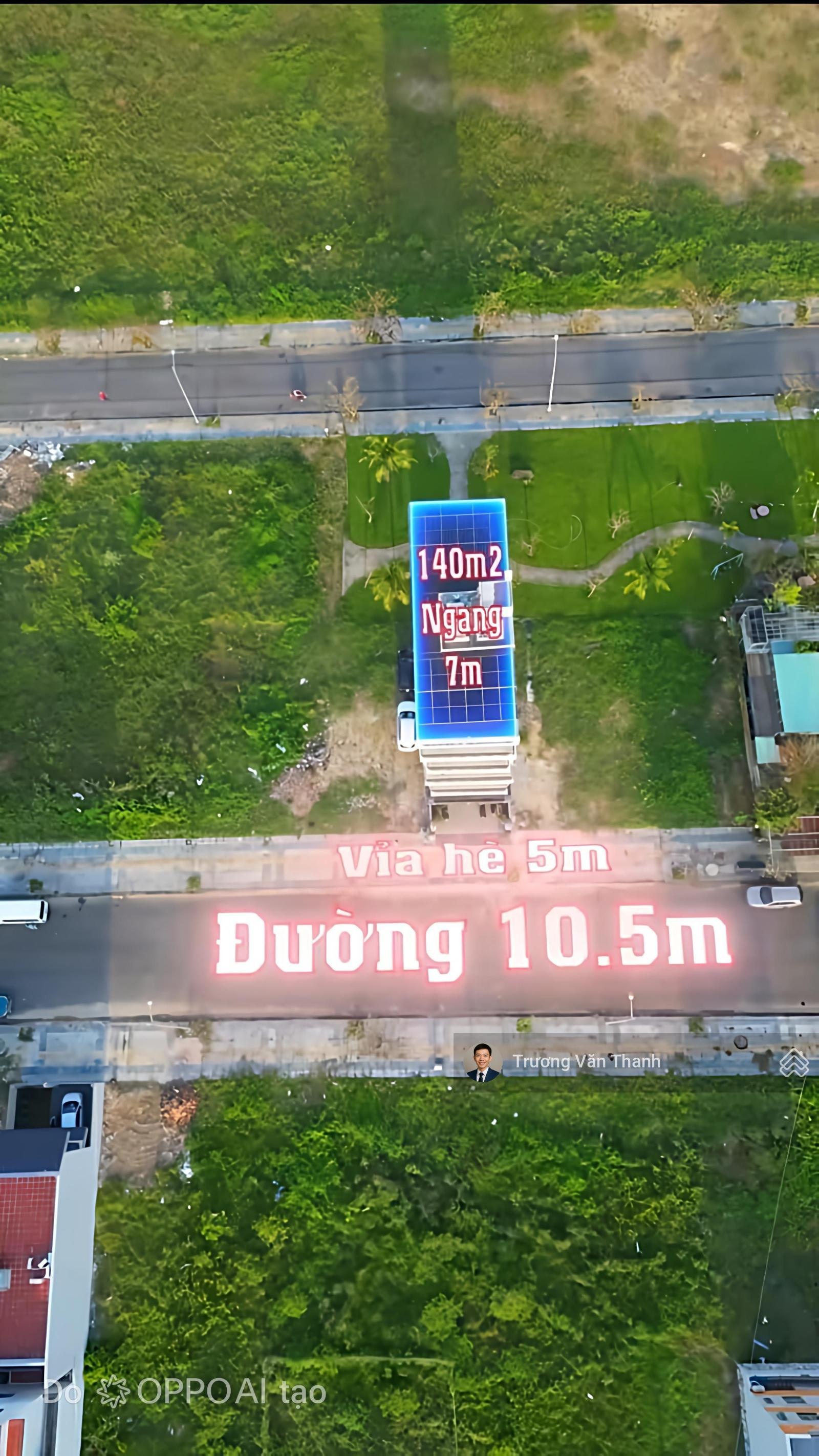 Bán đất biển đường võ nguyên giáp đà nẵng 140m2(ngan 7m) đường lớn giá tốt 19.5 tỷ 0918616009