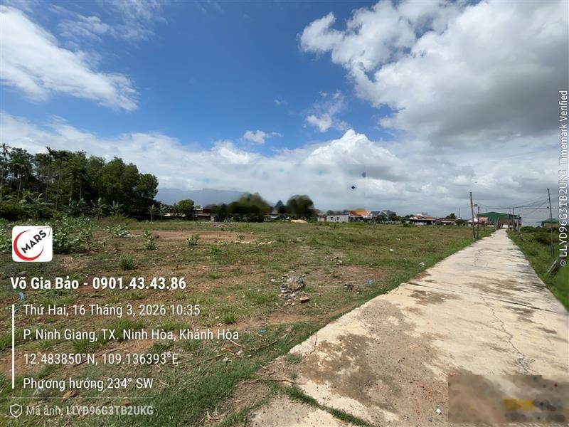 Bán 4.281m² đất-ngang 83m-phân lô đỉnh. tại ninh giang, tx ninh hòa.