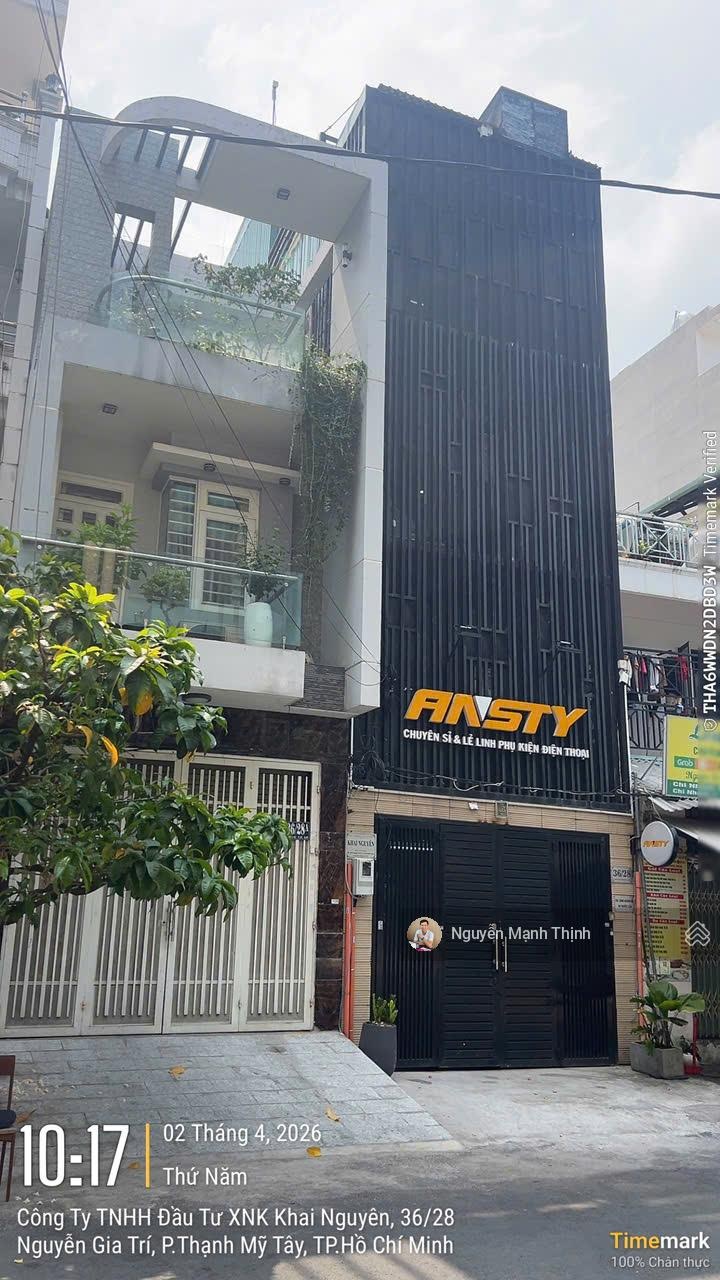 Bán nhà Hẻm VIP 36 nhựa 14m 5 Tầng đường Nguyễn Gia Trí, Bình Thạnh: DT 82m2(4,1 x 20m) DTSD 380m