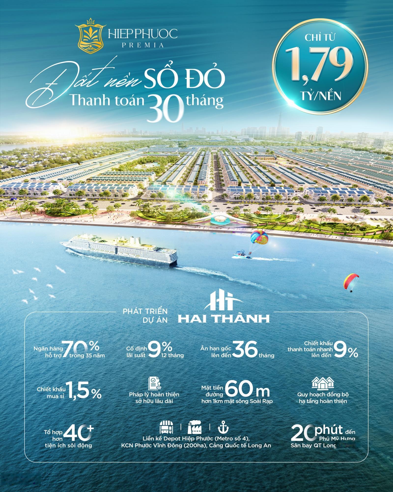 Đất nền ven sông sổ đỏ - chỉ từ 1t79
