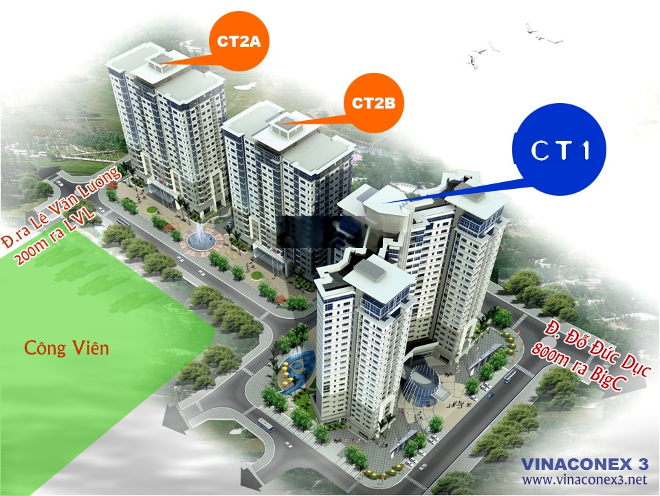 Cho thuê CH 3PN, 2WC, 100m2, giá 15 triệu tại CT2 Viettel Trung Văn, Tố Hữu (The Light Trung Văn)
