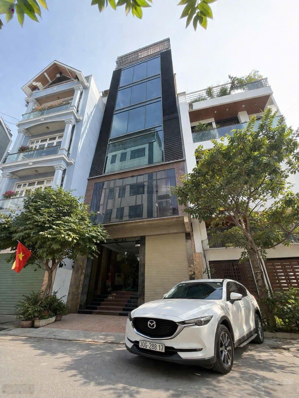 Hiếm: tòa vp 8 tầng có hầm ô tô mậu lương, hà đông hàng xóm kđt luxury không nhanh là mất