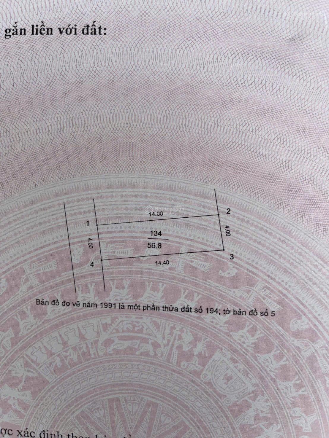 Bán gấp đất 56m2 tại ngõ 145, Phúc Lợi, Long Biên