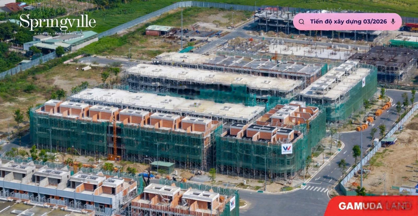 Bán nhà phố khu spring ville trục đường lớn ngay các tiện ích