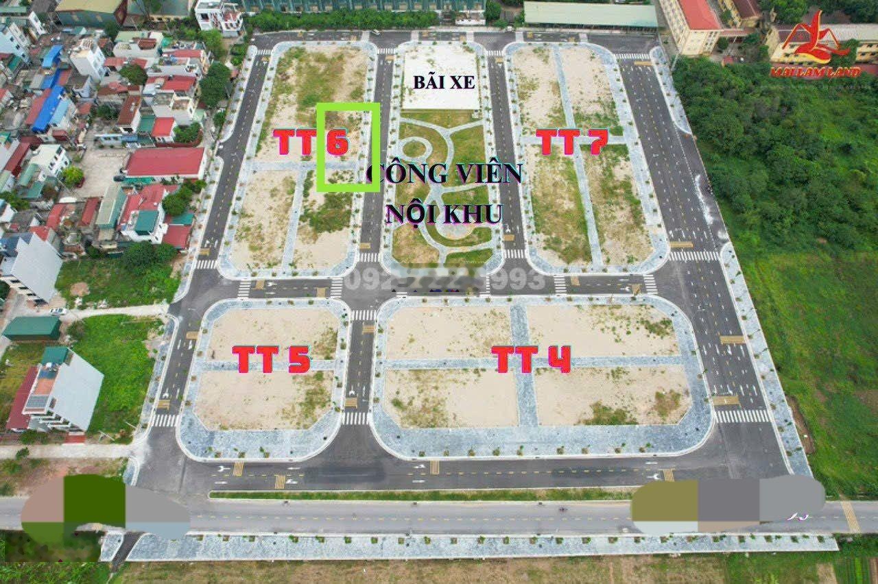 Bán đất TĐC bộ công an diện tích 80m2 mặt đường 30m nhìn trực diện vin yên thường