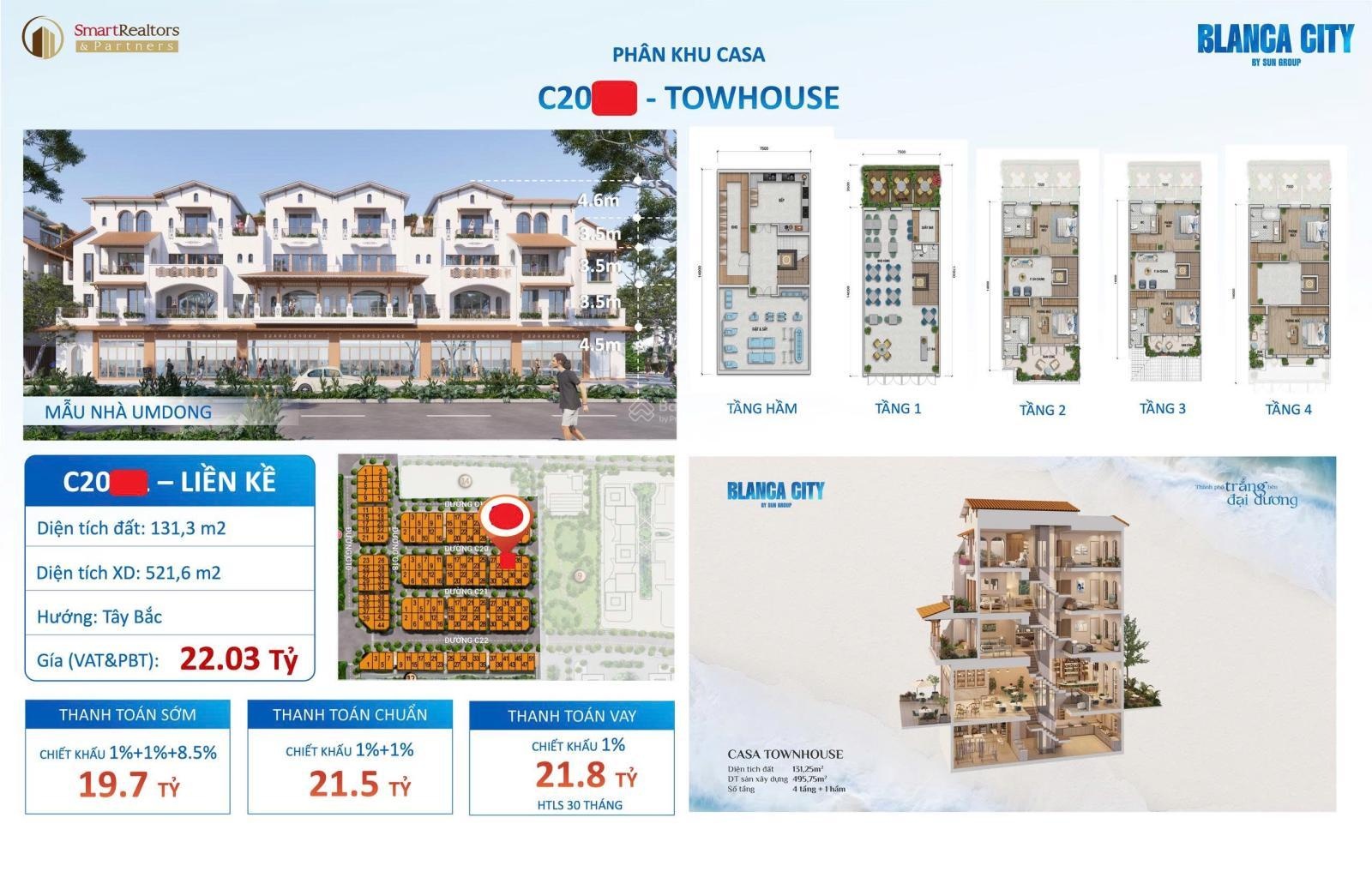 Bán căn casa giá tốt trục c20 chỉ 22 tỷ. chi tiết lh : (076666***)
