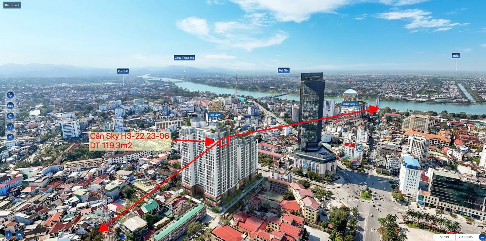 Siêu vip, độc quyền căn hộ sky villa ngay trung tâm TP Huế - Hue Heritage giá yêu - đối diện Vincom