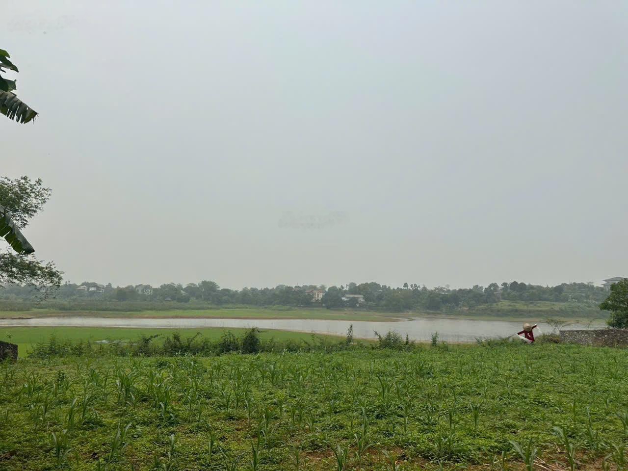 Bán đất view hồ đồng tranh - dt 1300m² -làm biệt thự nghỉ dưỡng cực đẹp