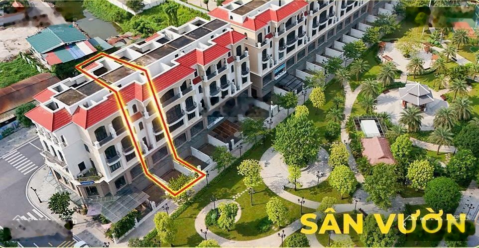 Shophouse sân vườn 2 mặt tiền đối diện 30 tòa chung cư, giá chỉ 15 tỷ