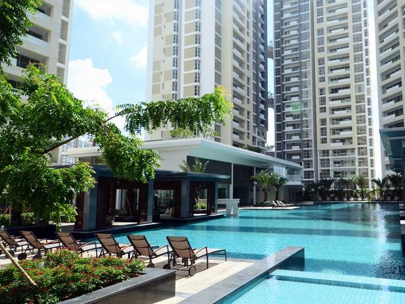 Cho thuê The Estella 104m2 2PN 2WC lầu cao view mát full nt giá 28tr vô liền được