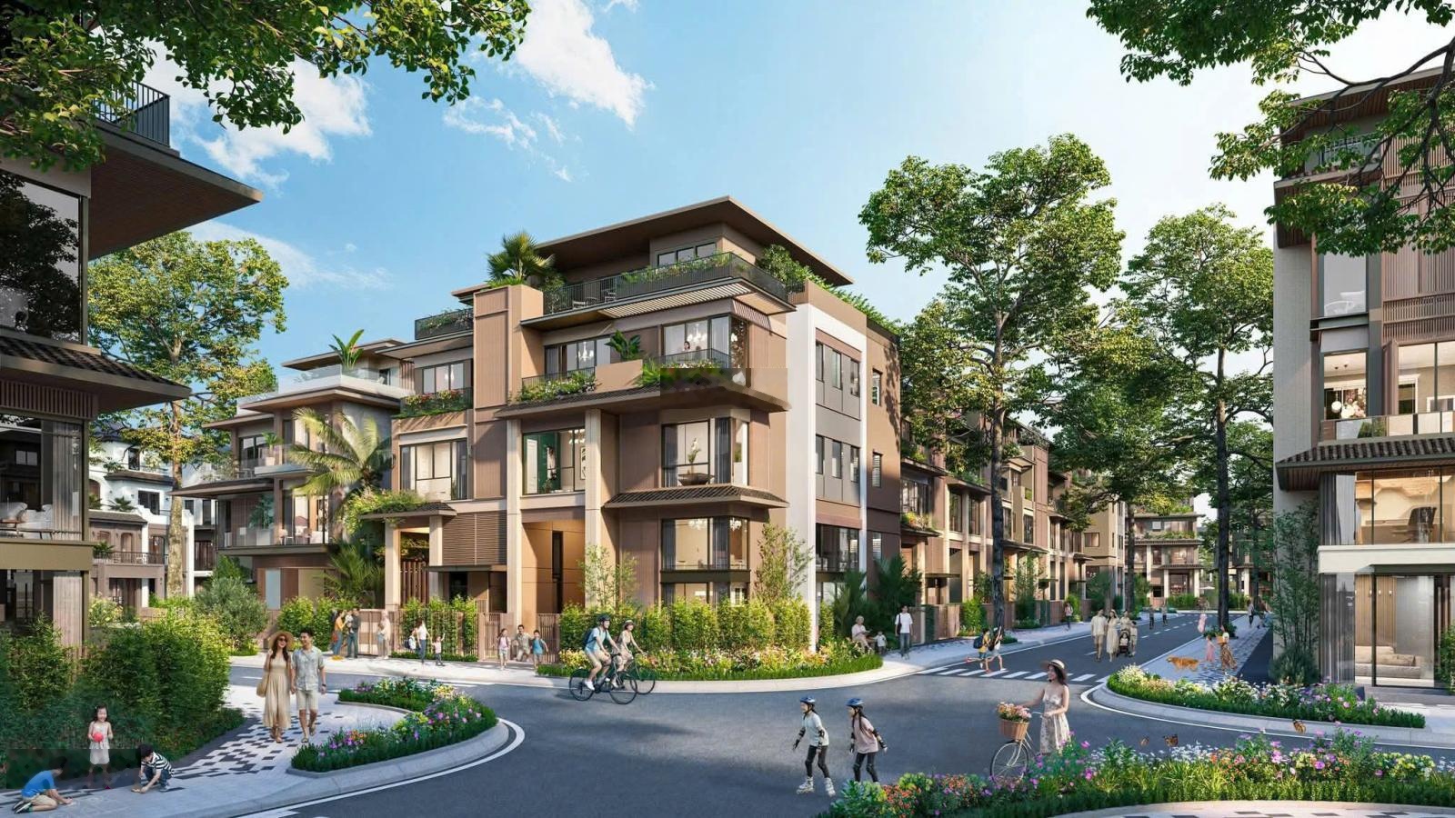 Trực tiếp từ CĐT mở bán shophouse 120m2 tại The Sensia, 8 tỷ VND, 4PN, 3WC, 4 tầng, mặt tiền 6.5m