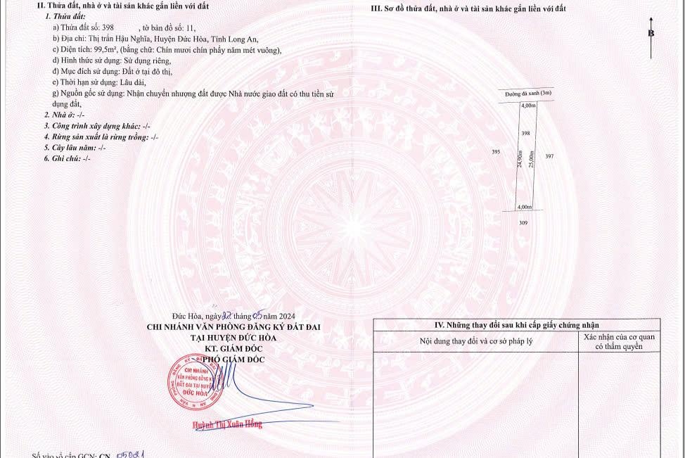 Hàng vip đầu tư, sát bên Vinhome Hậu Nghĩa