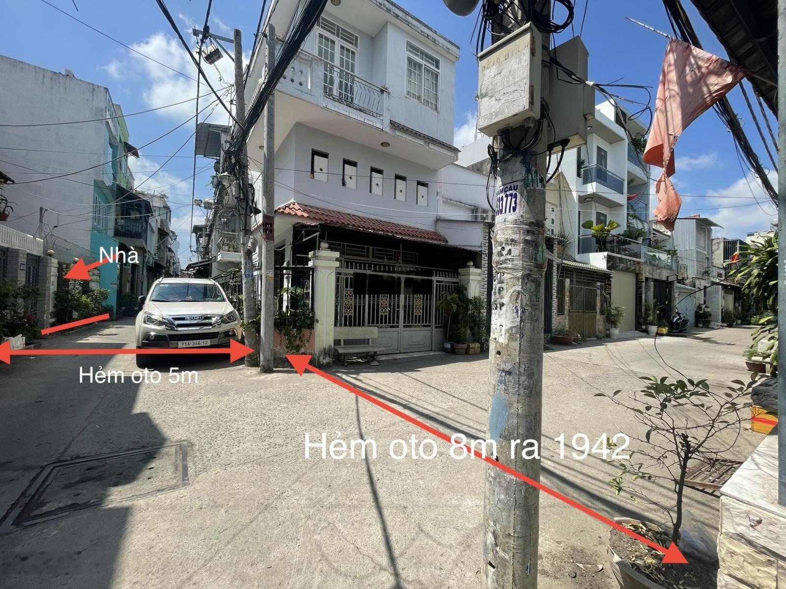 Nhà 6mx22m - 2 mặt hẻm oto - hàng hiếm khai thác chdv / tách thửa