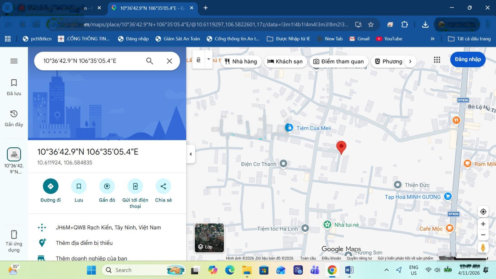 Cho thuê nhà 1 trệt, 1 lầu, Ấp Xoài Đôi, xã Rạch Kiến, Tỉnh Tây Ninh